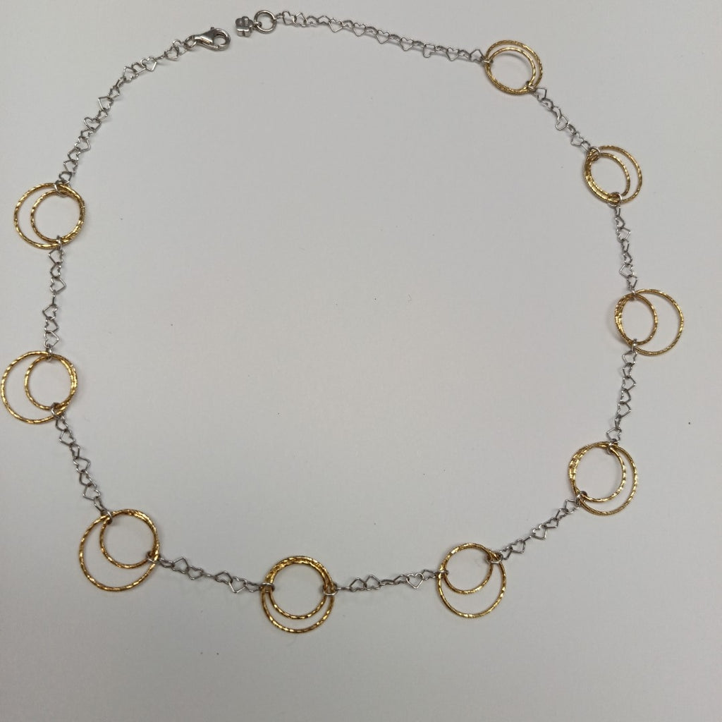 COLLAR ORO COMBINADO 14 K 8,70 GRMS (SEMINUEVO)
