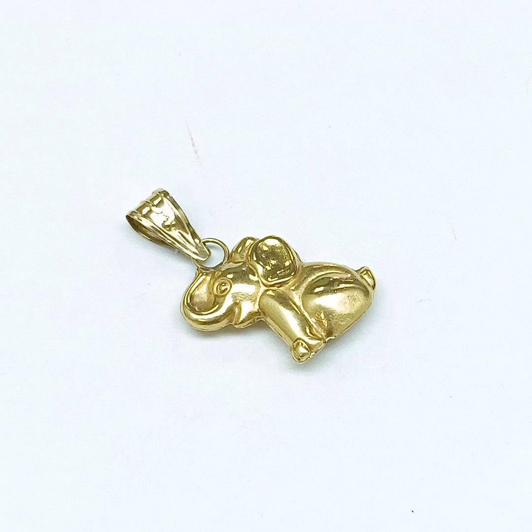 K1 0,80 GRMS 14 K ESPECIFICACIONES COMPLEMENTARIAS DIJE FORMA ELEFANTE (SEMINUEVO)