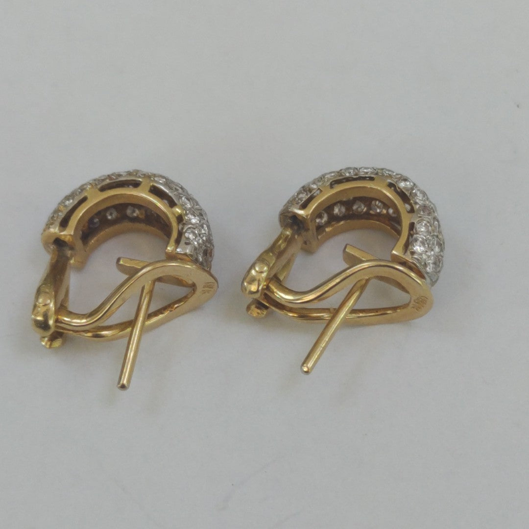 ARETES PAR ORO 14 K 4.8 GRMS (SEMINUEVO)