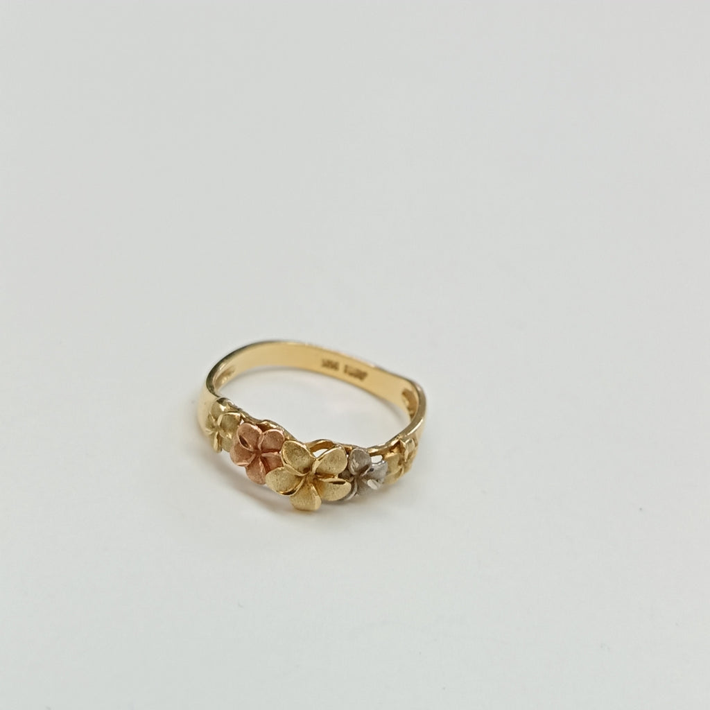 ANILLITO ORO COMBINADO 14 K 2,30 GRMS (SEMINUEVO)