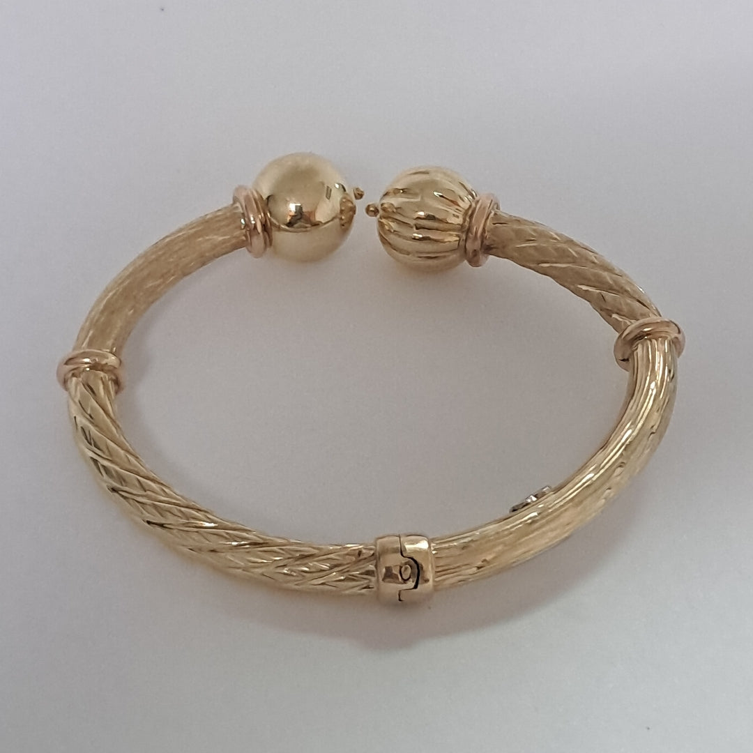 BRAZALETE ORO 14 K 13.9 GRMS (SEMINUEVO)