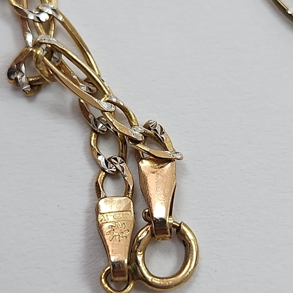 CADENA ORO, RODIADO 14 K 4.8 GRMS (SEMINUEVO)