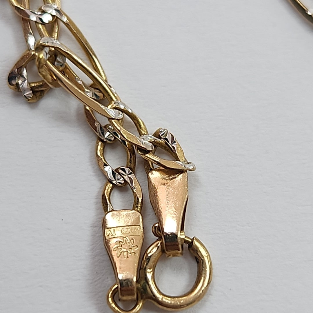 CADENA ORO, RODIADO 14 K 4.8 GRMS (SEMINUEVO)