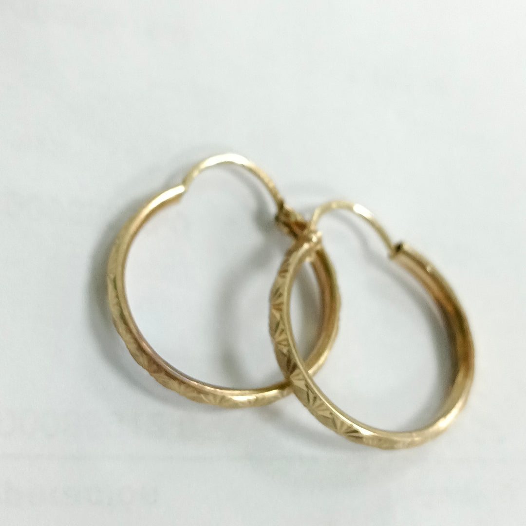 ARRACADAS PAR ORO 8 K 1,30 GRMS (SEMINUEVO)