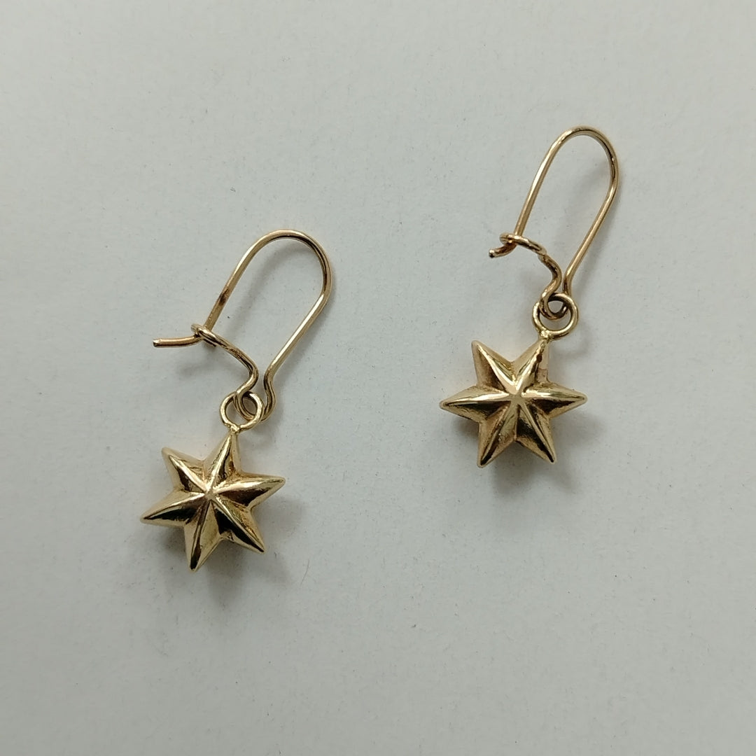 ARETES PAR ORO 14 K 1,70 GRMS (SEMINUEVO)