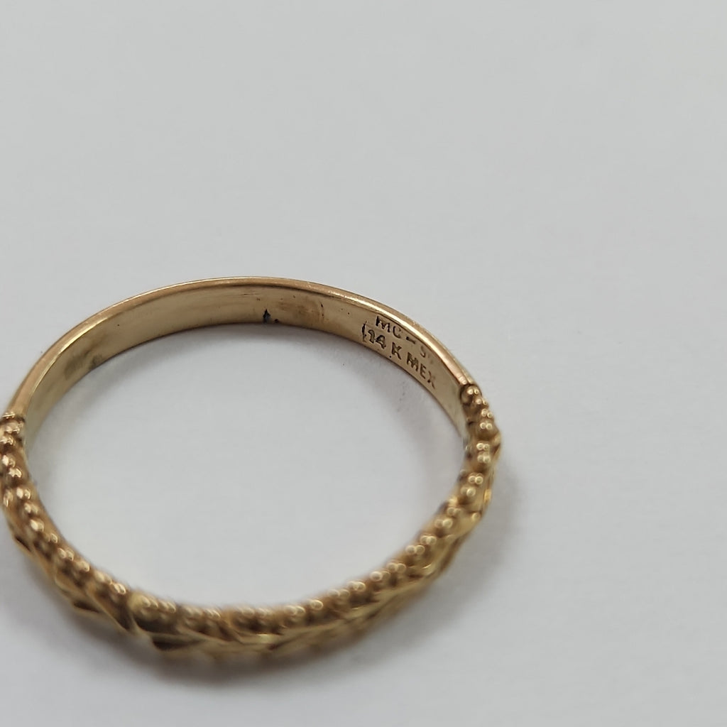 ANILLO ORO 14 K 2 GRMS (SEMINUEVO)