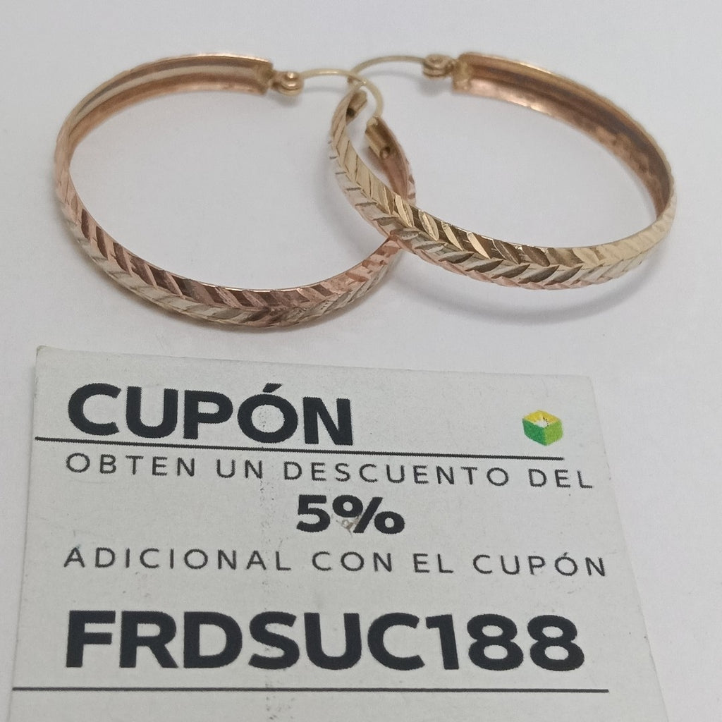 ARRACADAS PAR ORO 10 K 2,80 GRMS (SEMINUEVO)