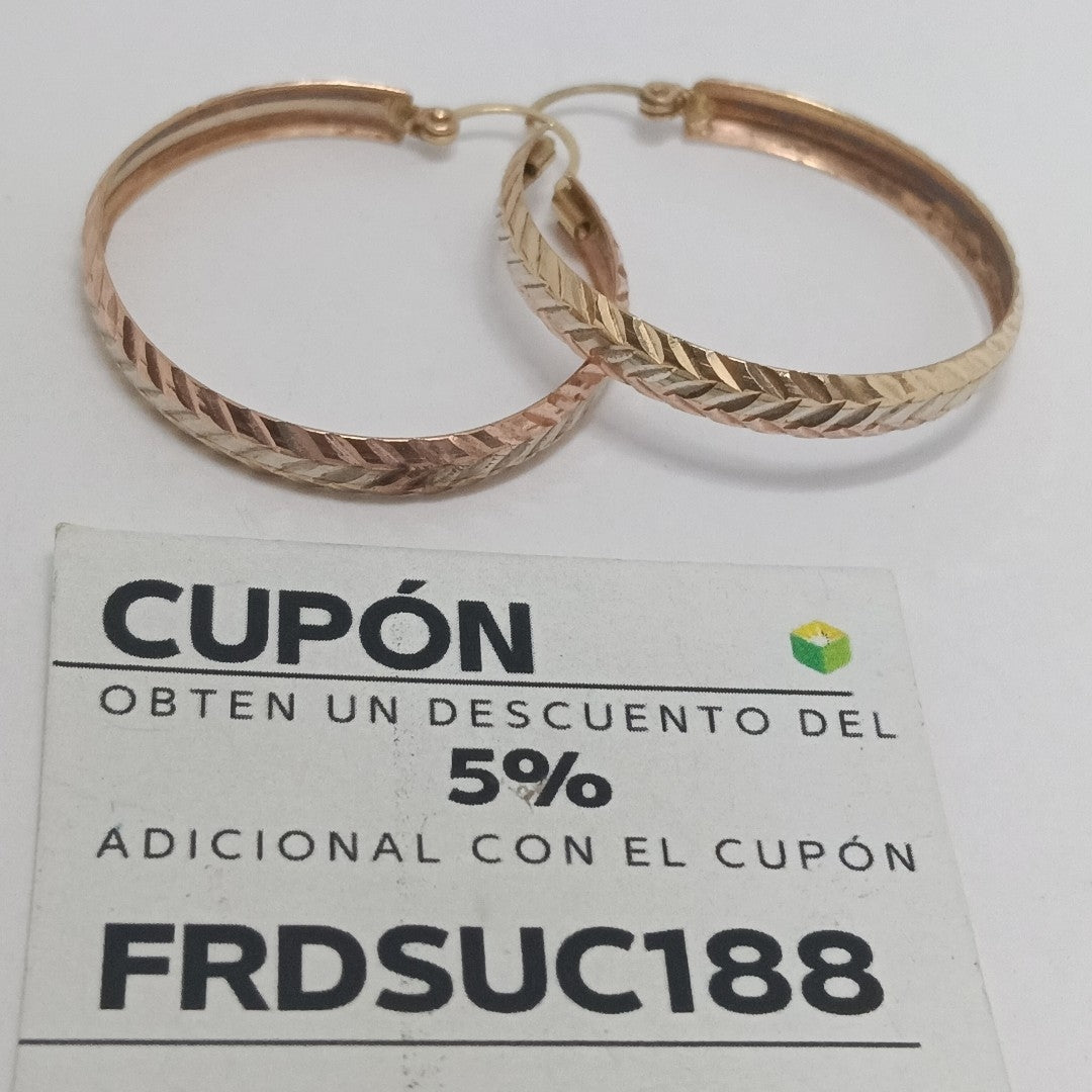 ARRACADAS PAR ORO 10 K 2,80 GRMS (SEMINUEVO)