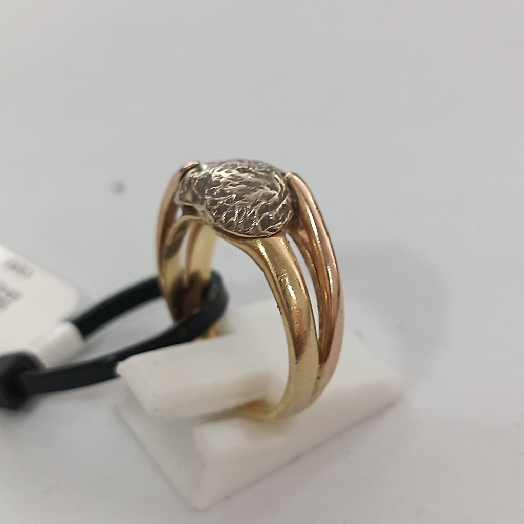 ANILLO ORO COMBINADO 18 K 6,80 GRMS (SEMINUEVO)