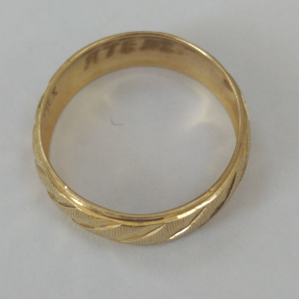 ARGOLLA ORO 14 K 1.8 GRMS (SEMINUEVO)