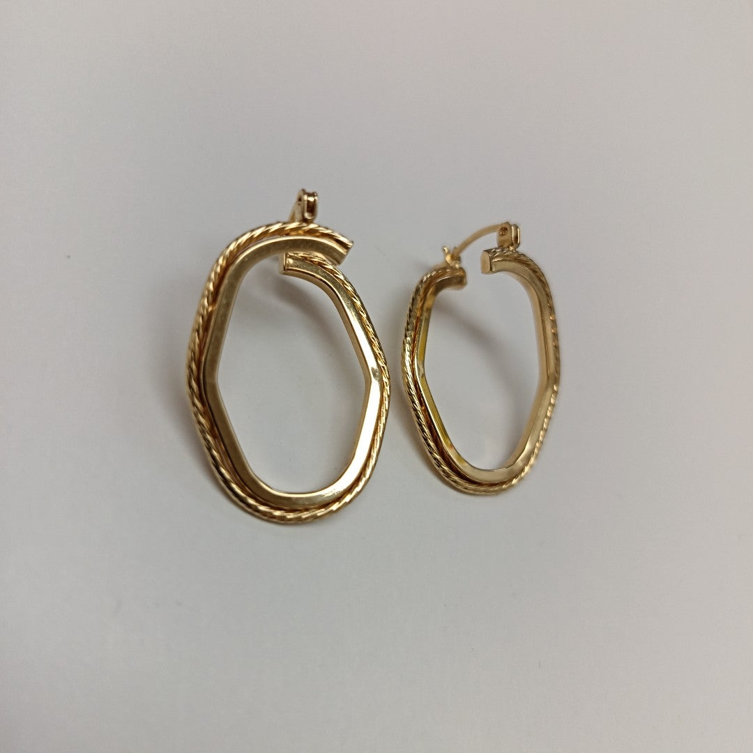 ARRACADAS PAR ORO 14 K 2,60 GRMS (SEMINUEVO)
