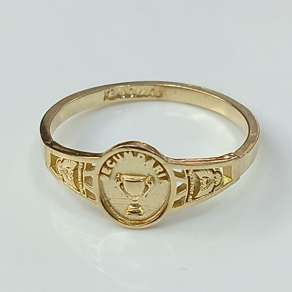 ANILLO DE GRADUACIÓN ORO 10 K 1.2 GRMS (SEMINUEVO)