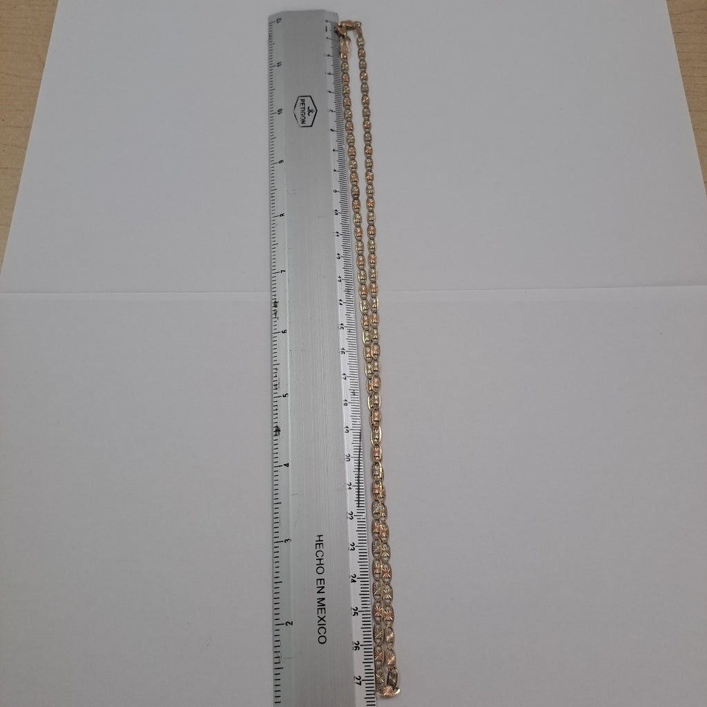 CADENA ORO COMBINADO 10 K 6,40 GRMS (SEMINUEVO)