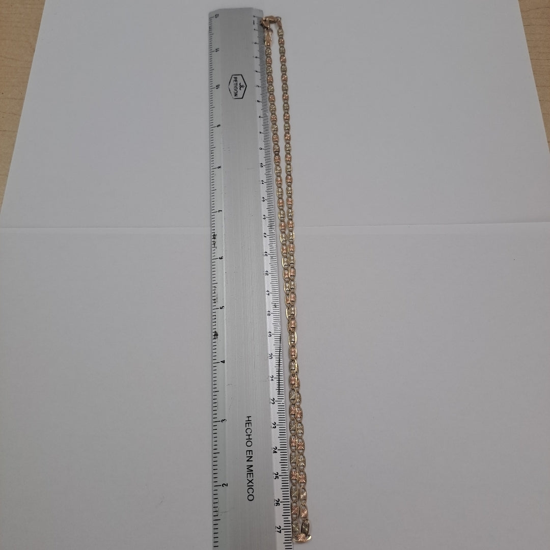 CADENA ORO COMBINADO 10 K 6,40 GRMS (SEMINUEVO)