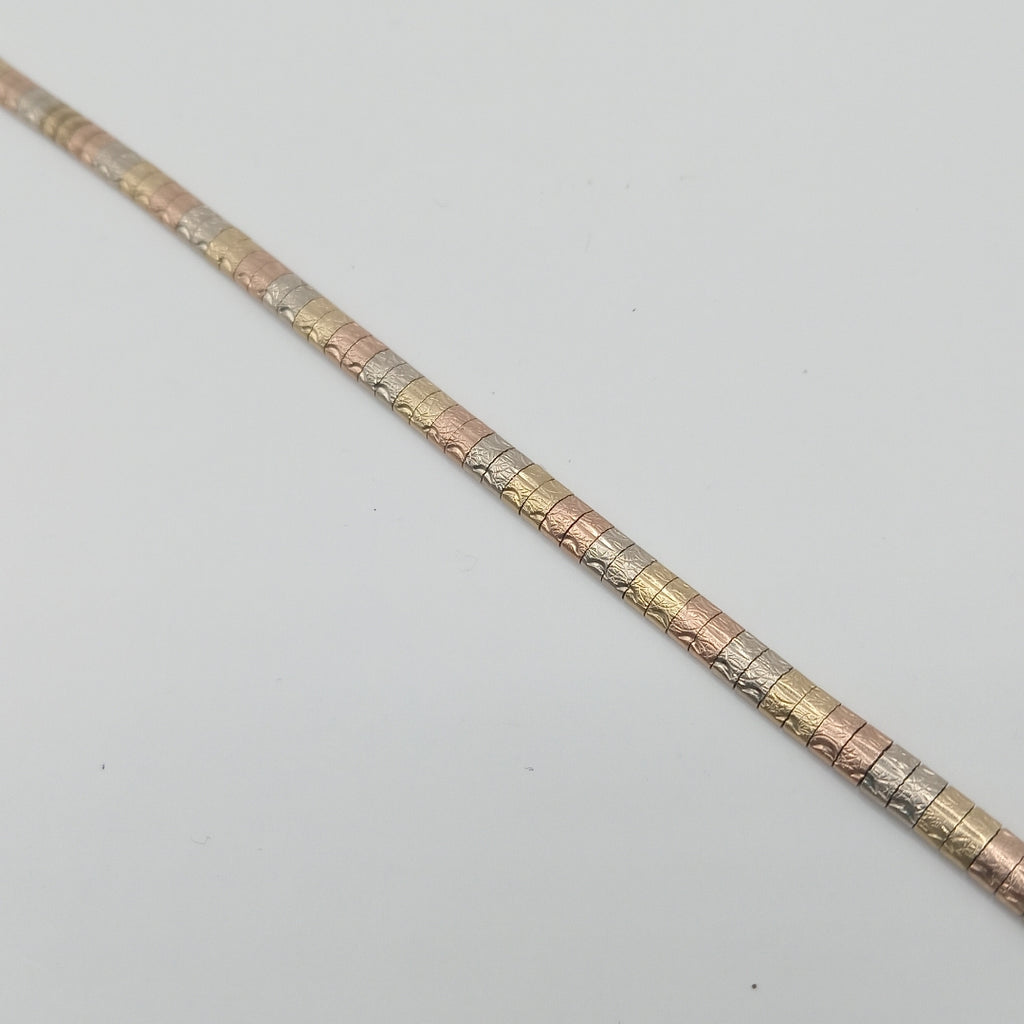 PULSERA ORO, ORO COMBINADO 14 K 10 GRMS (SEMINUEVO)