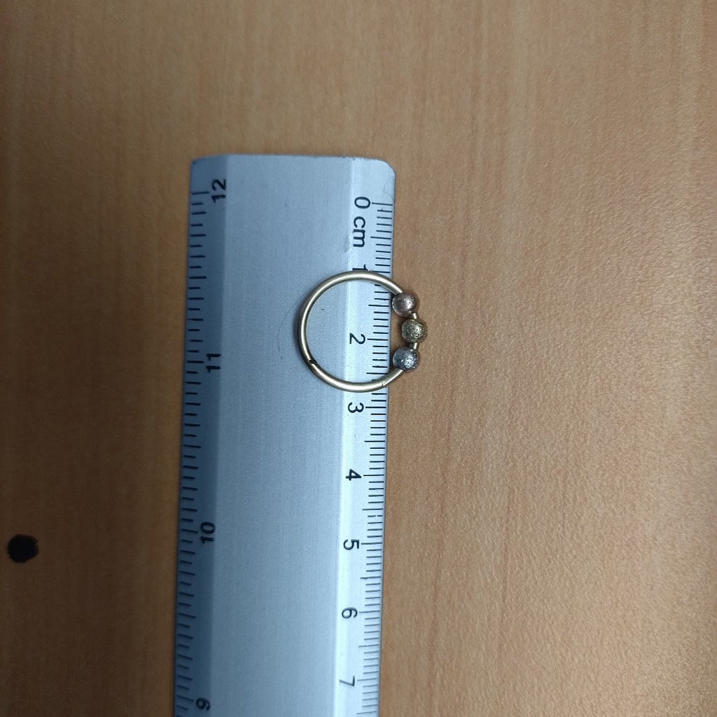 ANILLITO ORO COMBINADO 10 K 0,90 GRMS (SEMINUEVO)