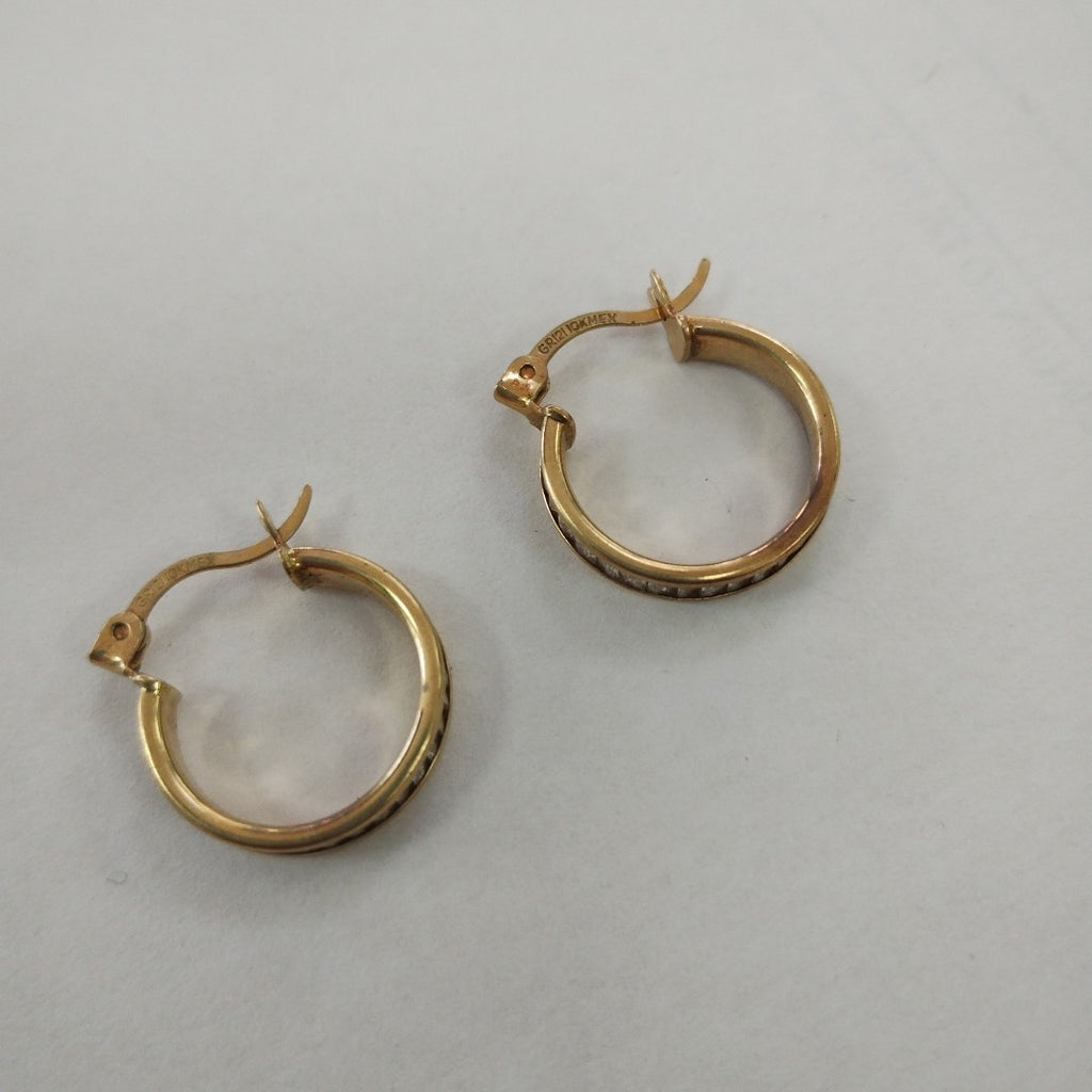 ARRACADAS PAR ORO 10 K 1.9 GRMS (SEMINUEVO)