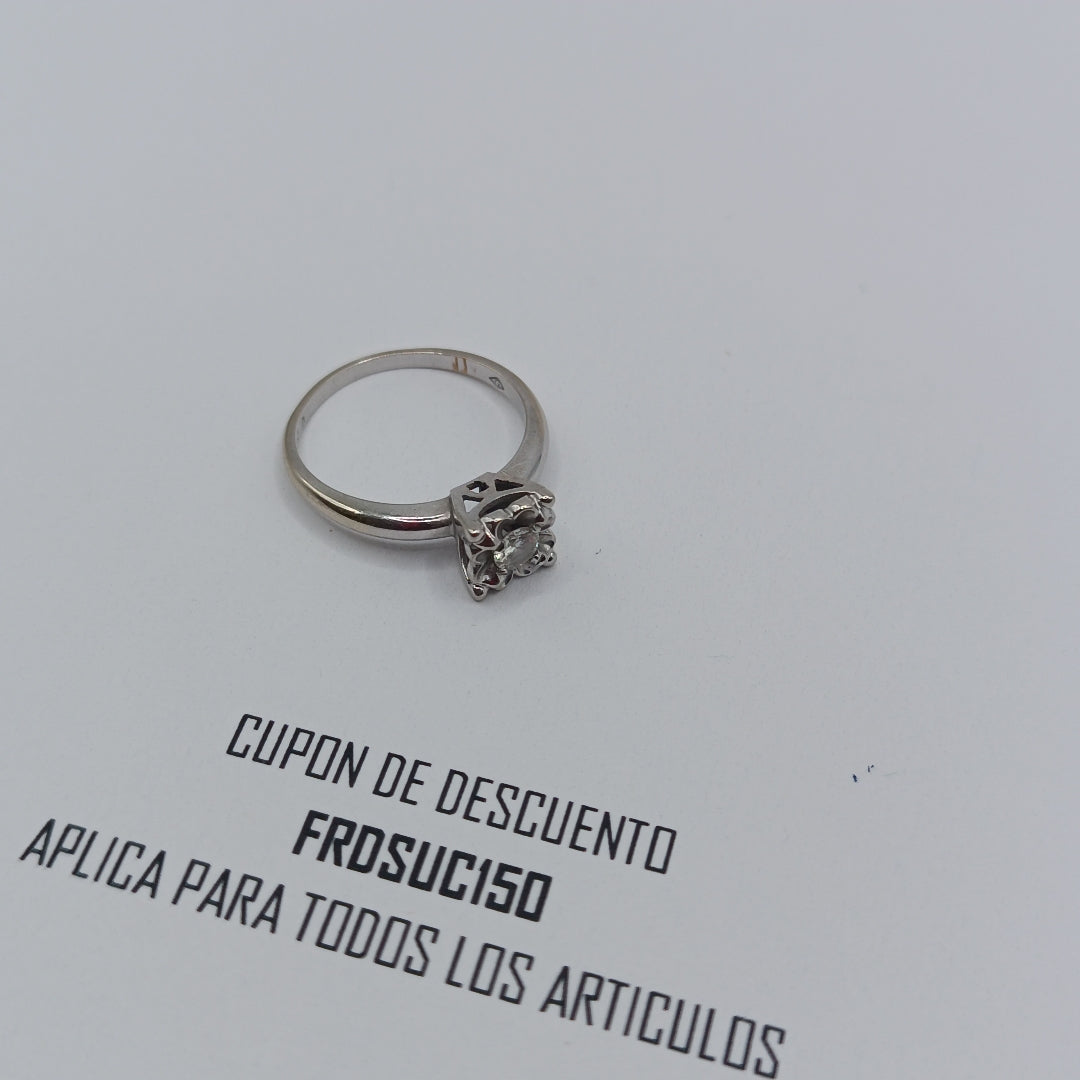 SOLITARIO ORO 14 K 2.5 GRMS (SEMINUEVO)
