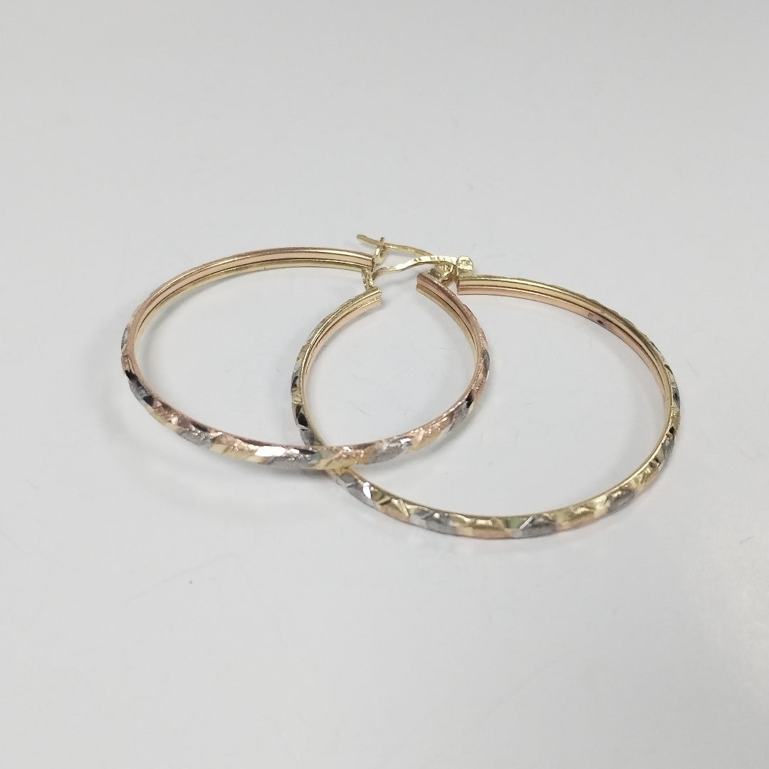 ARRACADAS PAR ORO 14 K 3,70 GRMS (SEMINUEVO)