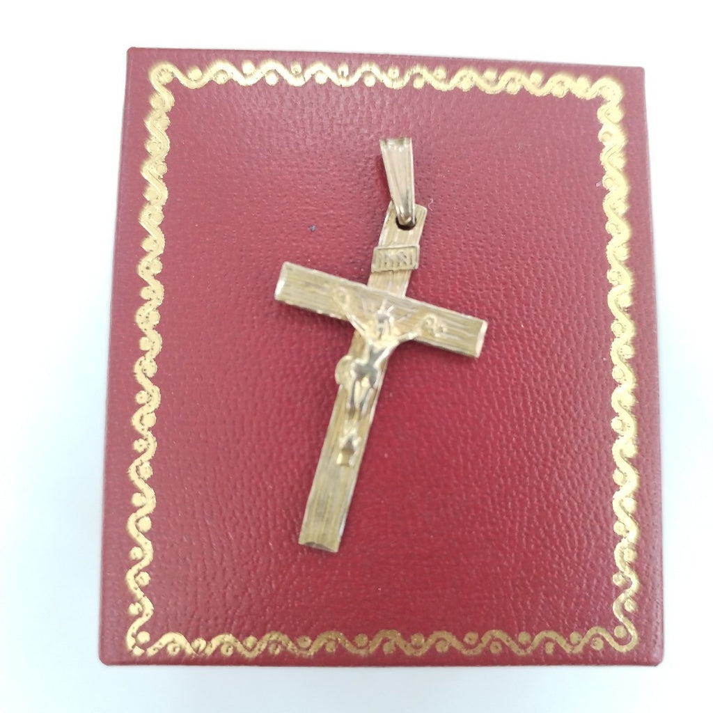 CRUCIFIJO ORO 10 K 1,30 GRMS (SEMINUEVO)
