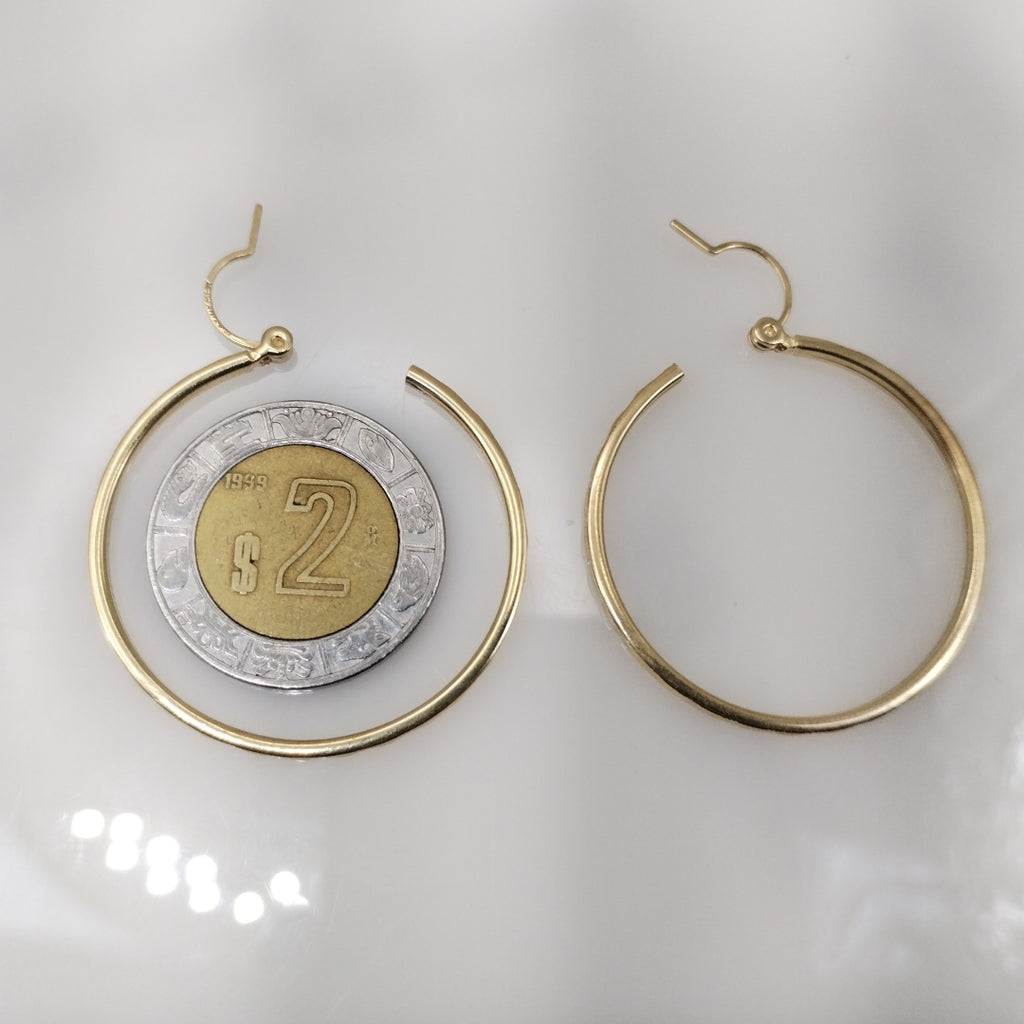 ARRACADAS PAR ORO 10 K 2.7 GRMS (SEMINUEVO)