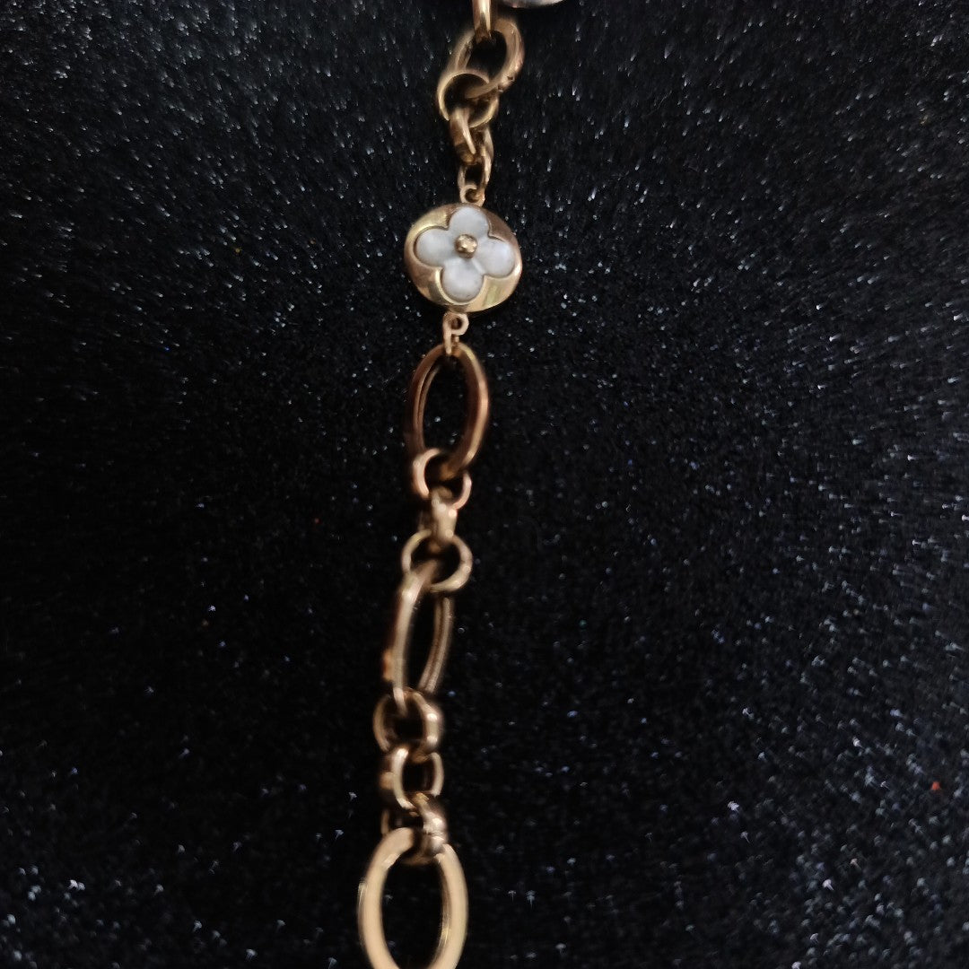 PULSERA ORO, ORO COMBINADO 10 K 6.5 GRMS (SEMINUEVO)