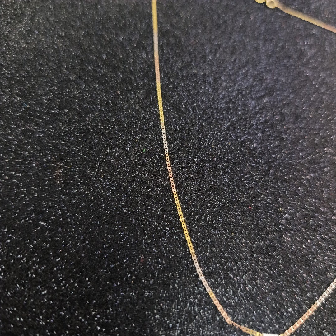 CADENA ORO COMBINADO 14 K 1.1 GRMS (SEMINUEVO)