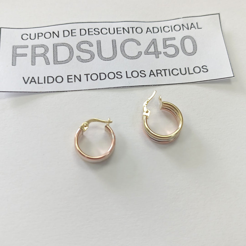 ARRACADAS ORO 14K 1.7 (NUEVO)