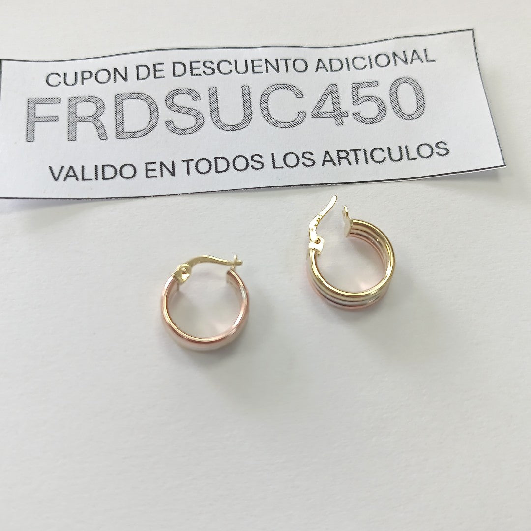 ARRACADAS ORO 14K 1.7 (NUEVO)
