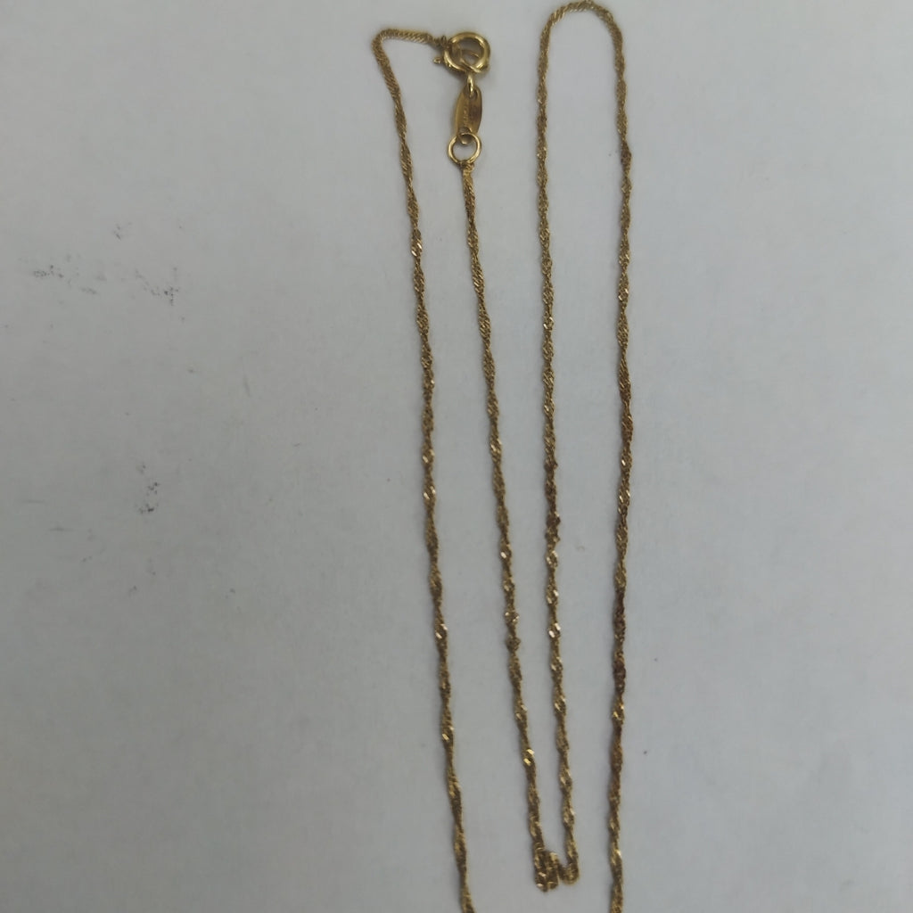 CADENA ORO 14 K 0.5 GRMS (SEMINUEVO)