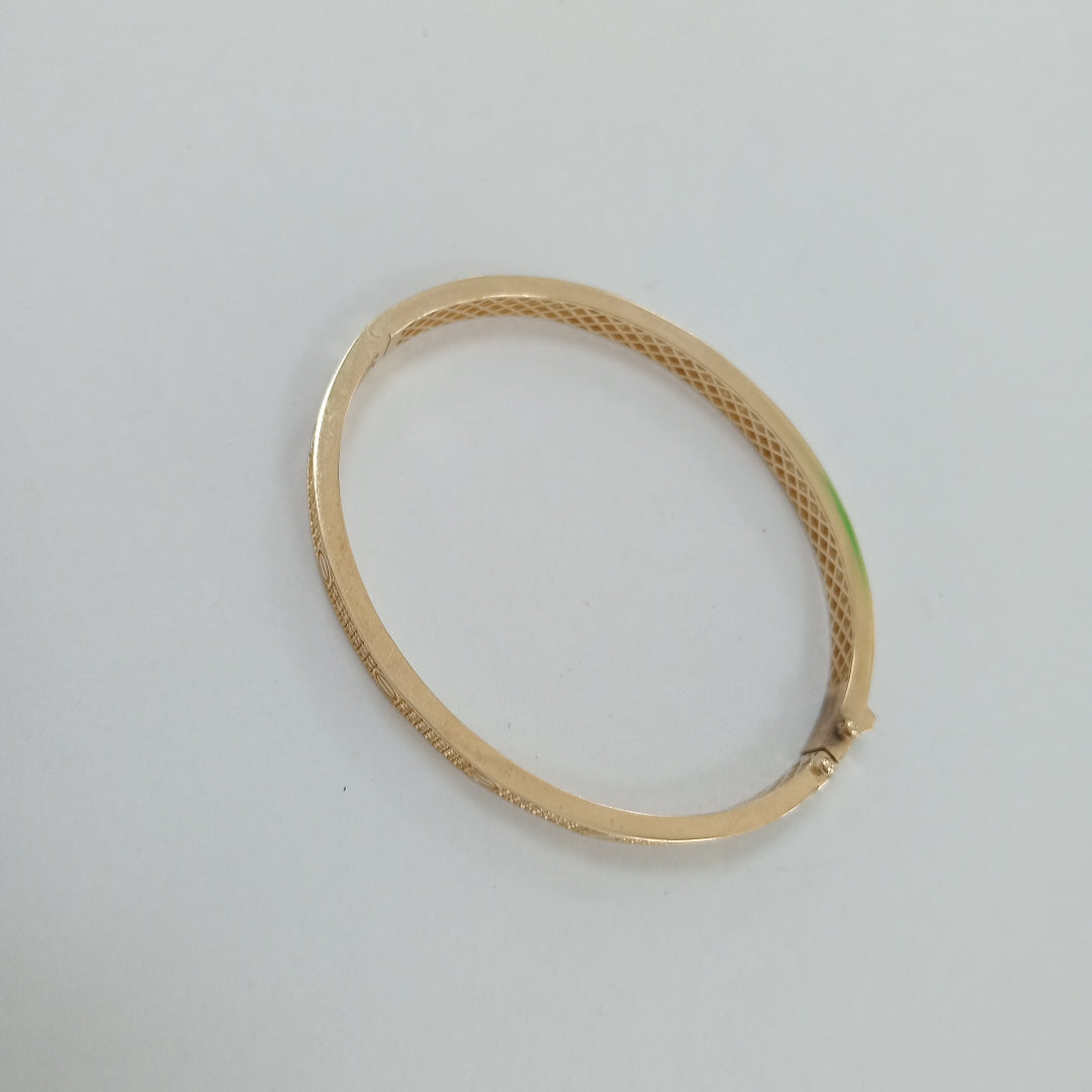 PULSERA RIGIDA ORO 10 K 11.4 GRMS (SEMINUEVO)