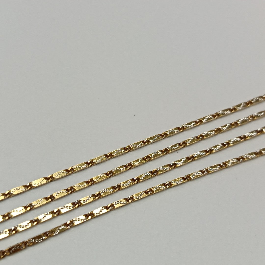 CADENA ORO 14 K 4,00 GRMS (SEMINUEVO)