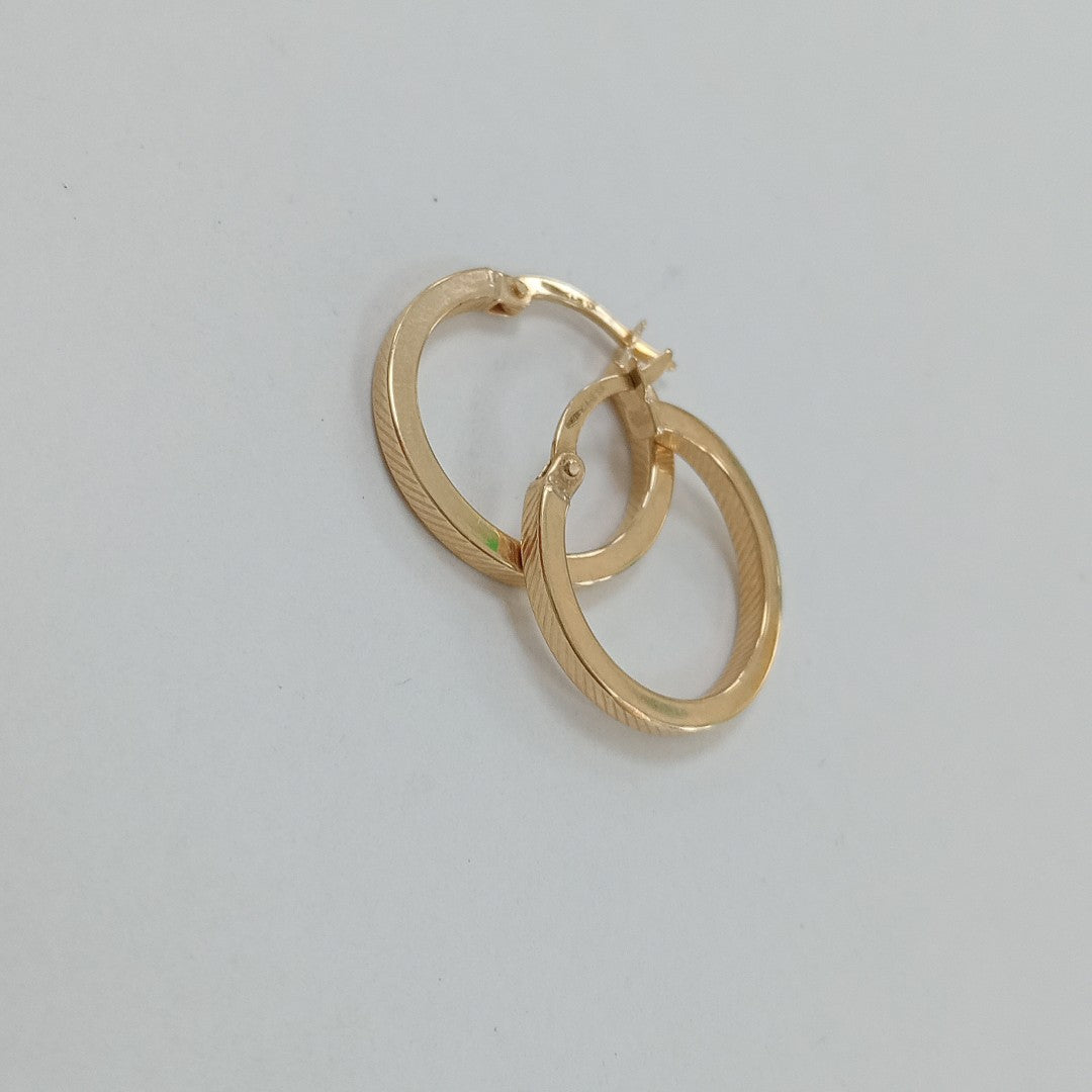 ARRACADAS PAR ORO 10 K 1.2 GRMS (SEMINUEVO)