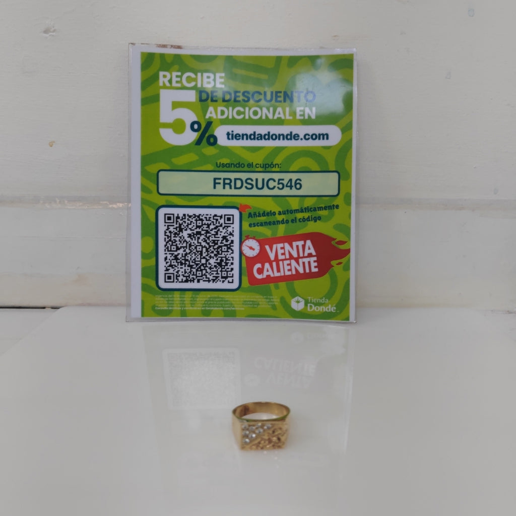 ANILLO ORO 14 K 9 GRMS (SEMINUEVO)