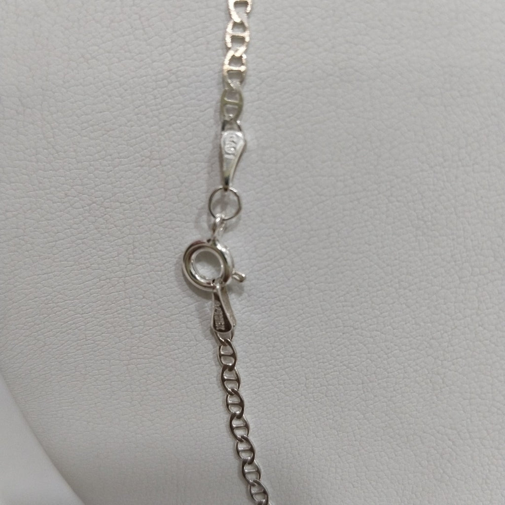 CADENA TEJIDO GUCHI PLATA .925 55 CM 3.4 GR (NUEVO)