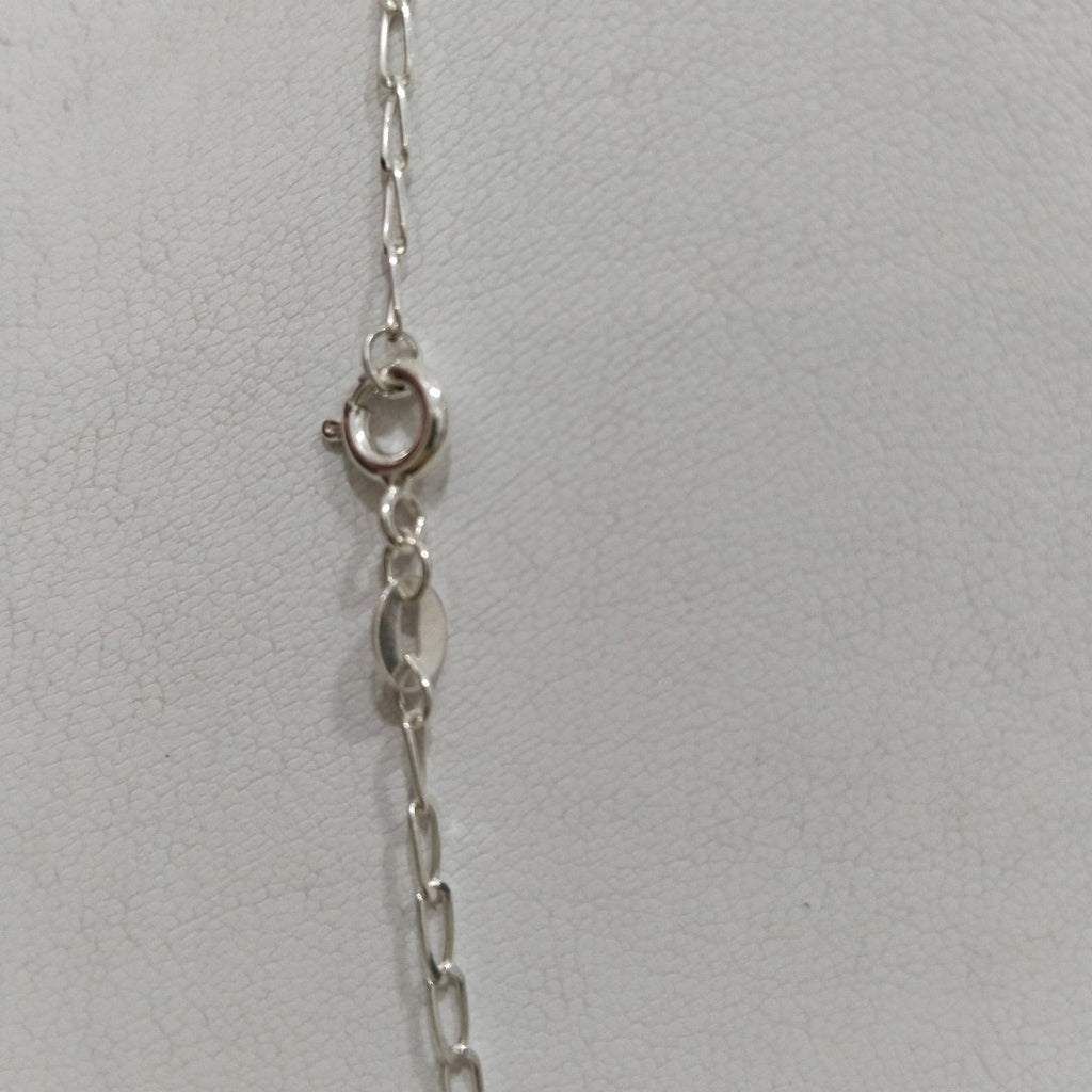 CADENA TEJIDO ESLABONES PLATA .925 50 CM 2.6 GR (NUEVO)