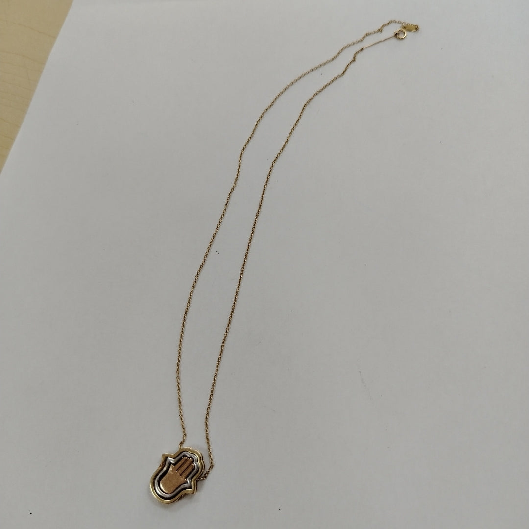 GARGANTILLA ORO, ORO COMBINADO 14 K 4.7 GRMS (SEMINUEVO)