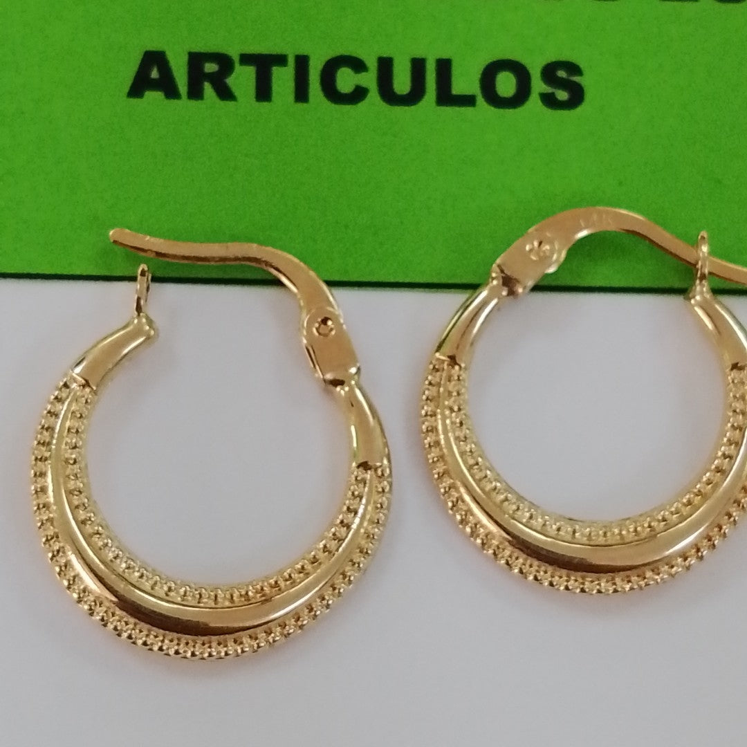 ARRACADAS ORO 14K 1.1 (NUEVO)