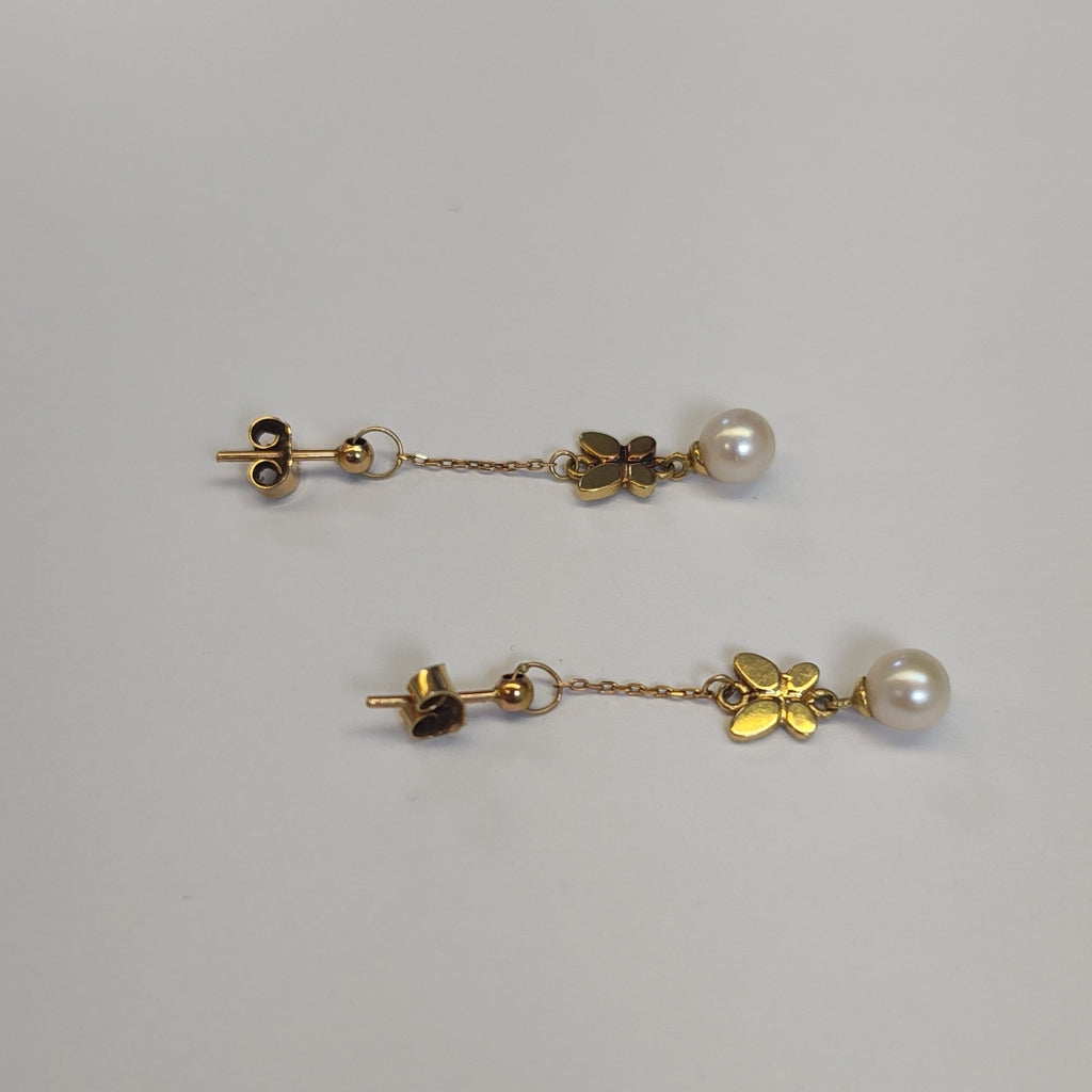 ARETES PAR ORO 14 K 2,40 GRMS (SEMINUEVO)