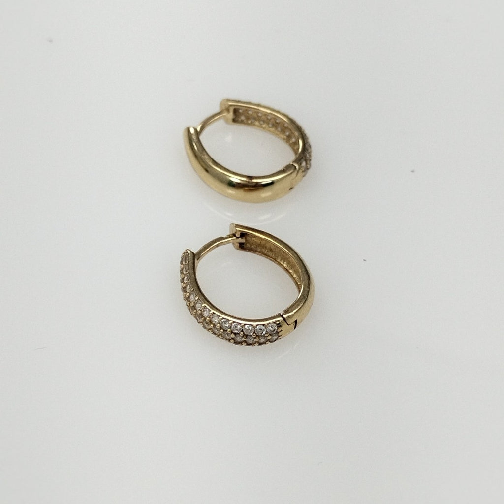 ARRACADAS PAR ORO 14 K 2.4 GRMS (SEMINUEVO)