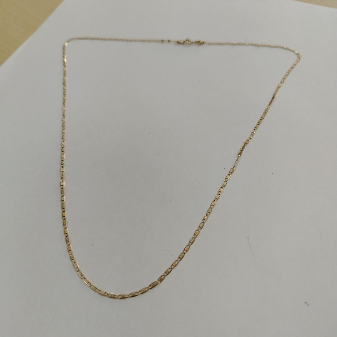 CADENA ORO, ORO COMBINADO 10 K 2 GRMS (SEMINUEVO)
