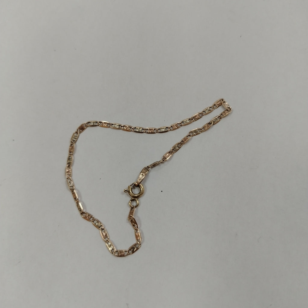 PULSERA ORO, ORO COMBINADO 10 K 1.1 GRMS (SEMINUEVO)