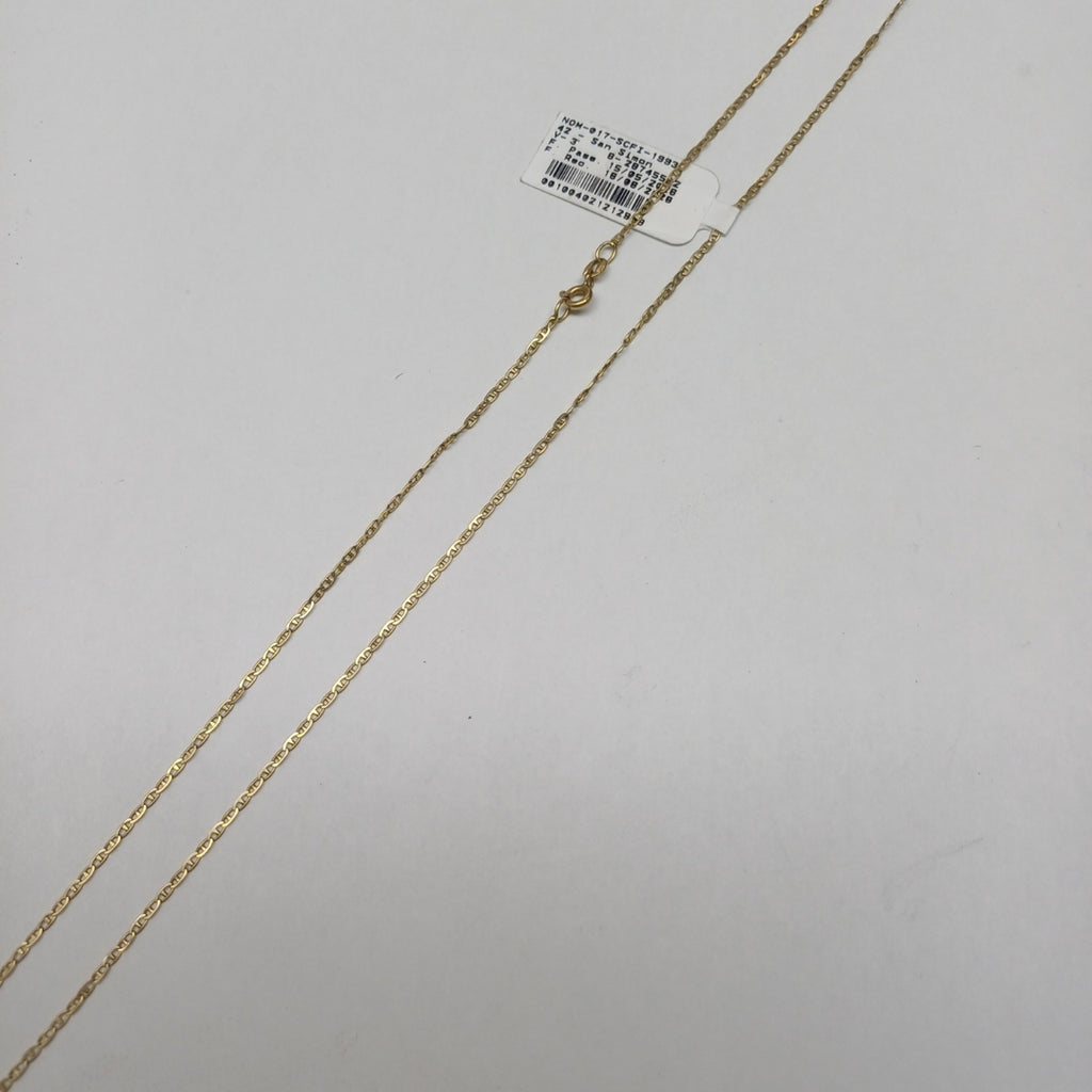 CADENA, DIJE ORO 14 K 3 GRMS (SEMINUEVO)
