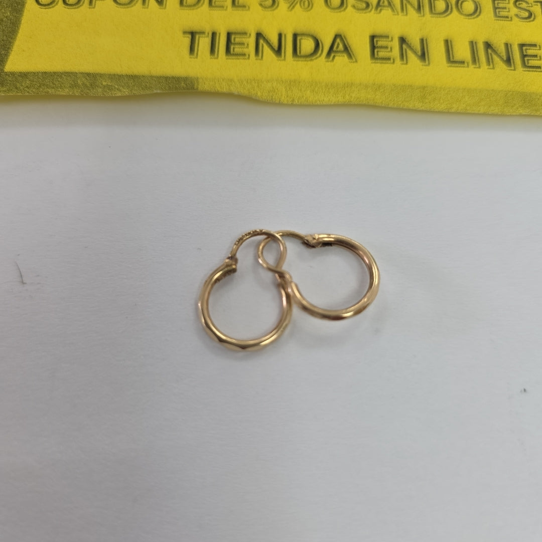 ARRACADAS PAR ORO 10 K 0,70 GRMS (SEMINUEVO)