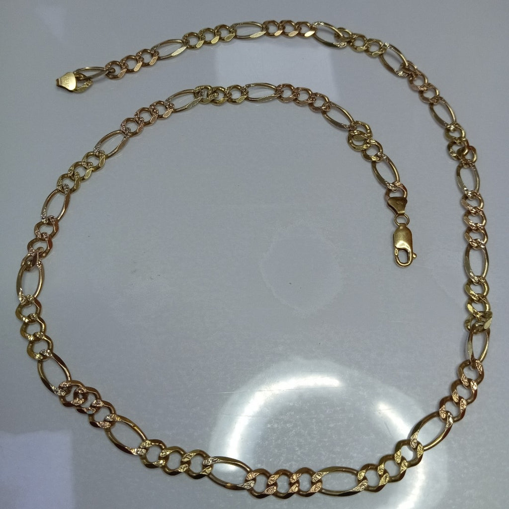 CADENA ORO COMBINADO 14 K 34.1 GRMS (SEMINUEVO)
