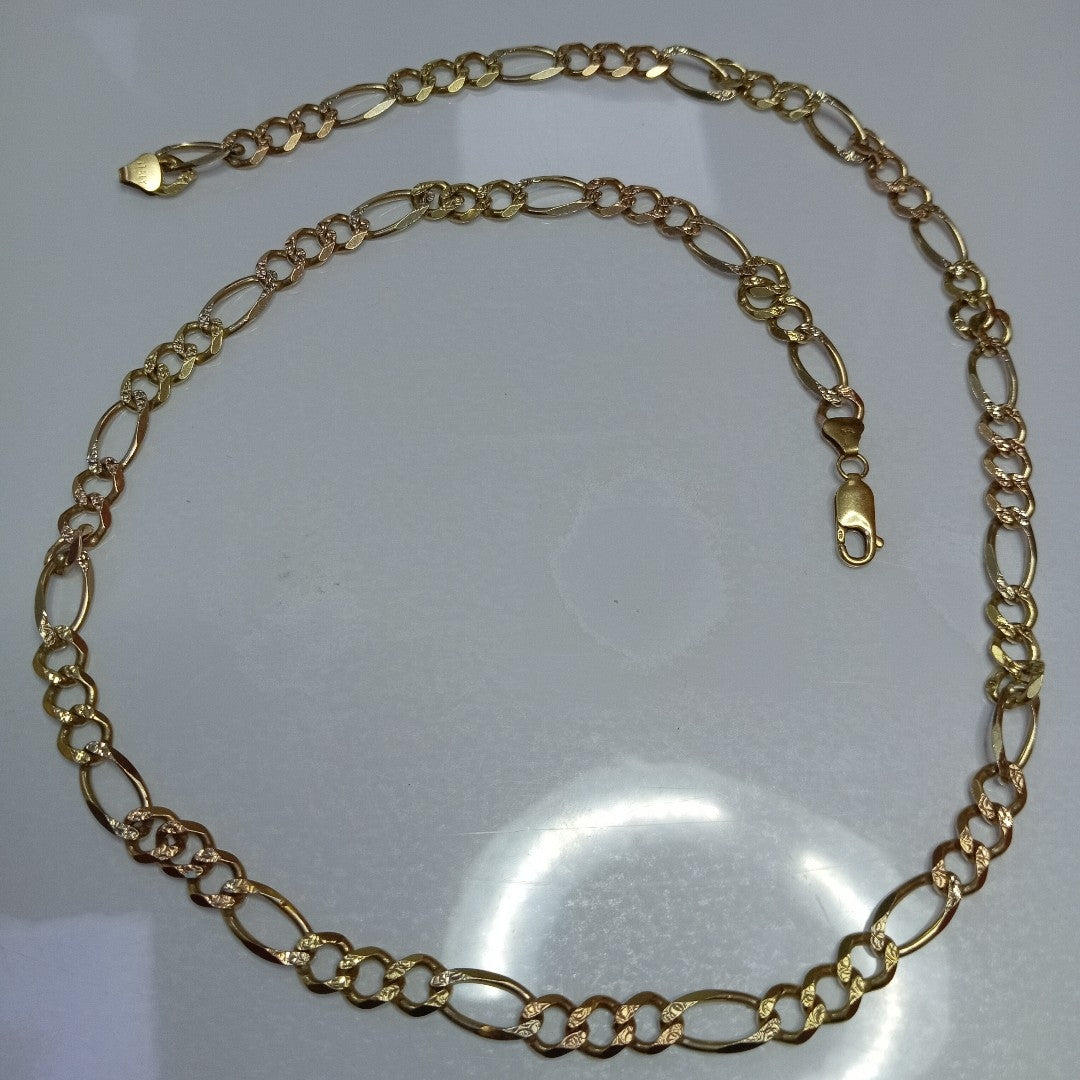 CADENA ORO COMBINADO 14 K 34.1 GRMS (SEMINUEVO)