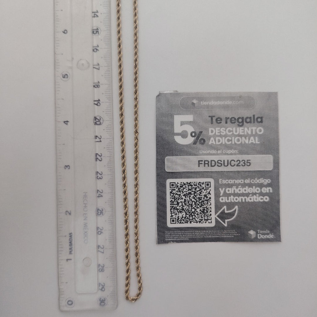 CADENA ORO 10 K 4.4 GRMS (SEMINUEVO)