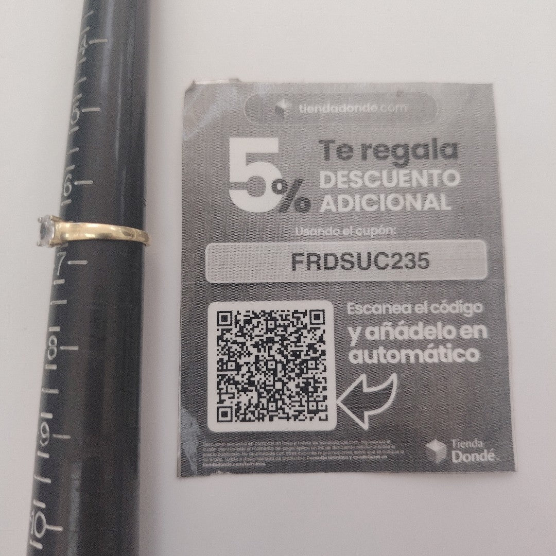 ANILLITO ORO 14 K 1.6 GRMS (SEMINUEVO)