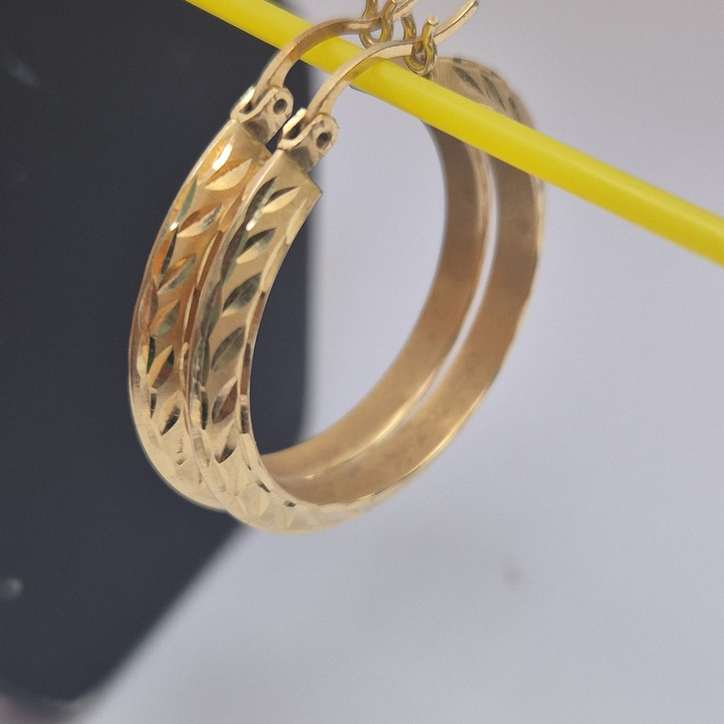 ARRACADAS PAR ORO 14 K 3,70 GRMS (SEMINUEVO)