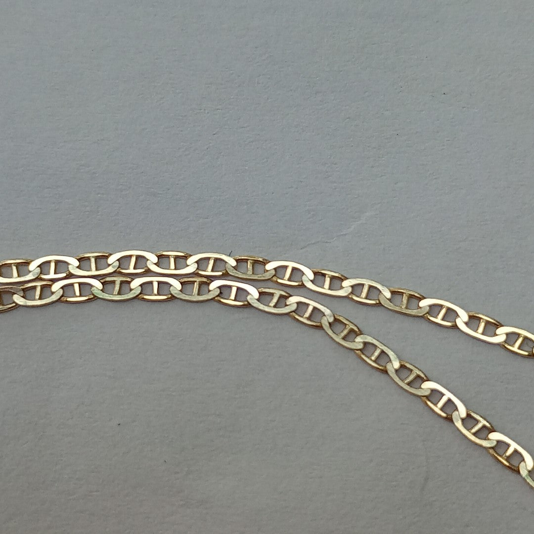 CADENA,MEDALLA RELIGIOSA ORO 10 K 2,60 GRMS (SEMINUEVO)